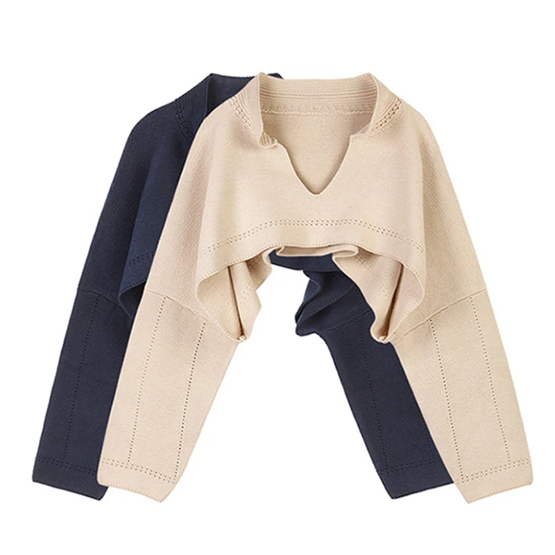 New Korean Style V-neck Short Knitted Sweaters Women Autumn Fashion Long Sleeve Sexy Streetwear Outerwear Female Crop Sweater
New Korean Style V-neck Short Knitted Sweaters Women Autumn Fashion Long Sleeve Sexy Streetwear Outerwear Female Crop Sweater