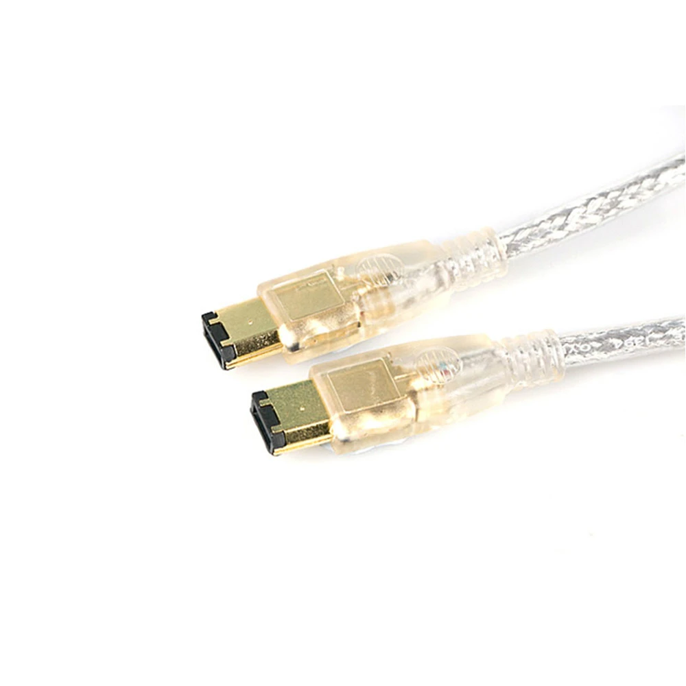 

1.8M 3M 5M 10M 6pin Male to 6 pin Male IEEE 1394 Cable 1394a 6-6 pin Firewire iLink DV Connection Cable High Quality