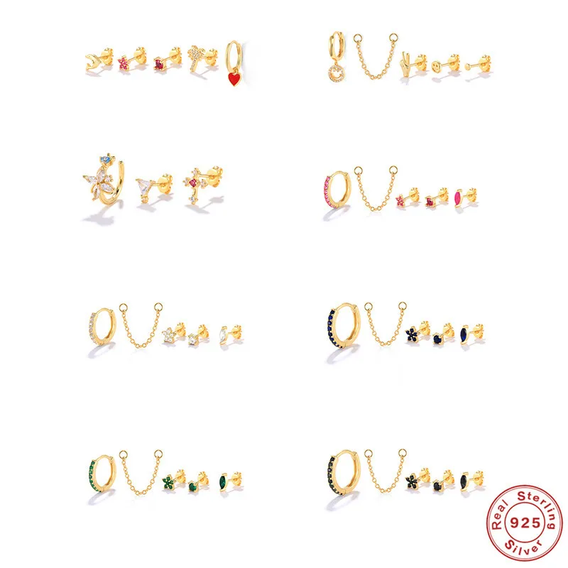 Earrings S925 Sterling Silver Fashion Ins Personality Wear Ear Clip Set Elegant Plated K Gold Earrings
Earrings S925 Sterling Silver Fashion Ins Personality Wear Ear Clip Set Elegant Plated K Gold Earrings