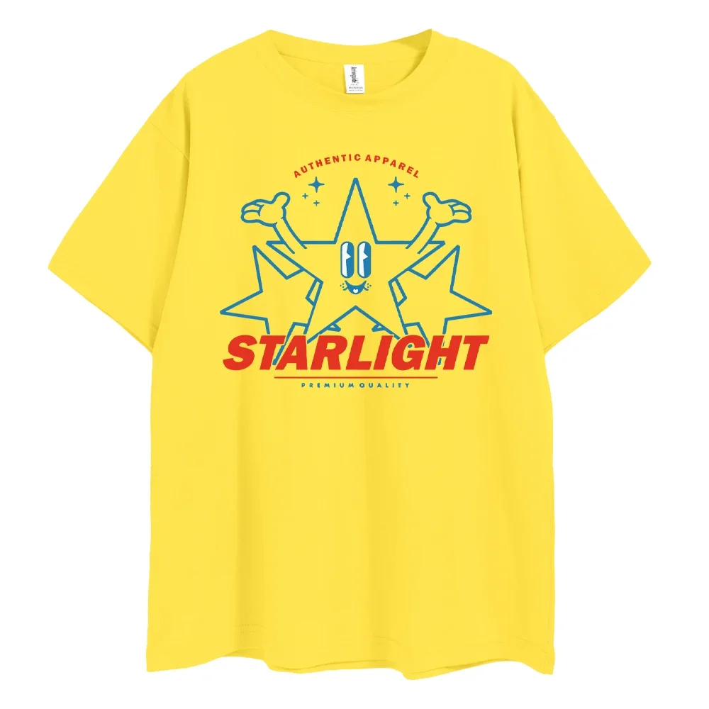 Футболка хлопковая с надписью Starlight для мужчин и женщин, праздничный Топ оверсайз с графическим принтом, модная уличная одежда
Футболка хлопковая с надписью Starlight для мужчин и женщин, праздничный Топ оверсайз с графическим принтом, модная уличная одежда