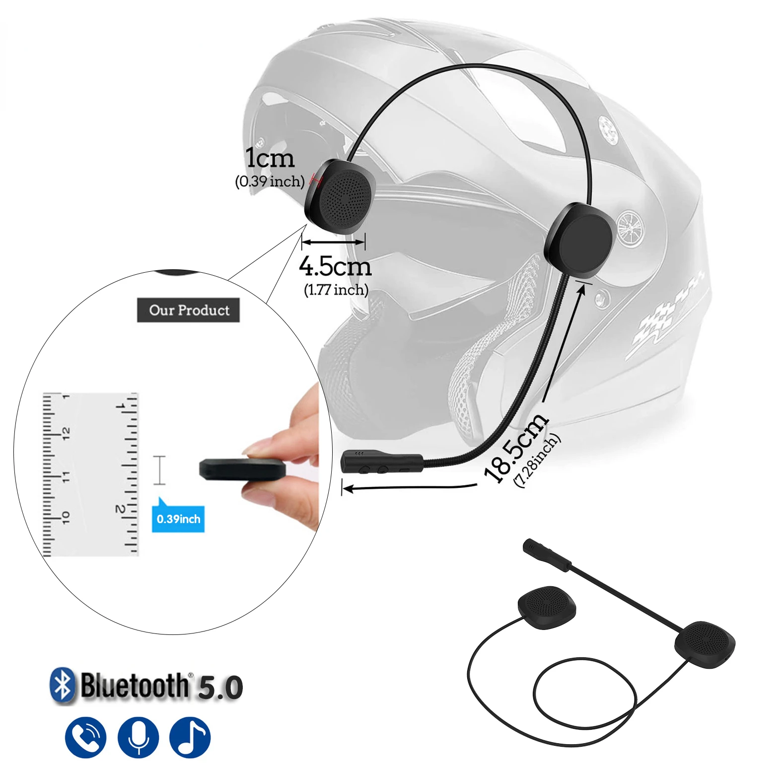 5.0 Motor Helmet Headset Wireless Handsfree Stereo Earphone Motorcycle Helmet Headphones Mp3 Speaker Helmet Intercom
5.0 Motor Helmet Headset Wireless Handsfree Stereo Earphone Motorcycle Helmet Headphones Mp3 Speaker Helmet Intercom
