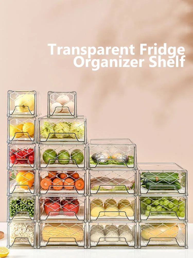 Transparent Fridge Organizer Shelf Refrigerator Drawer Rack Holder Plastic Container Food Fruit Kitchen Storage Container Box
Transparent Fridge Organizer Shelf Refrigerator Drawer Rack Holder Plastic Container Food Fruit Kitchen Storage Container Box