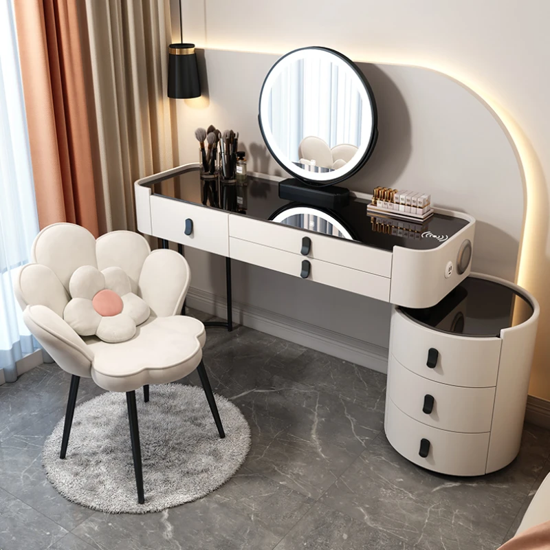 Intelligent High-end Dressing Tables Modern Light Luxury Wind Storage Integrated Makeup Table PenteadeiraHousehold Products
Intelligent High-end Dressing Tables Modern Light Luxury Wind Storage Integrated Makeup Table PenteadeiraHousehold Products