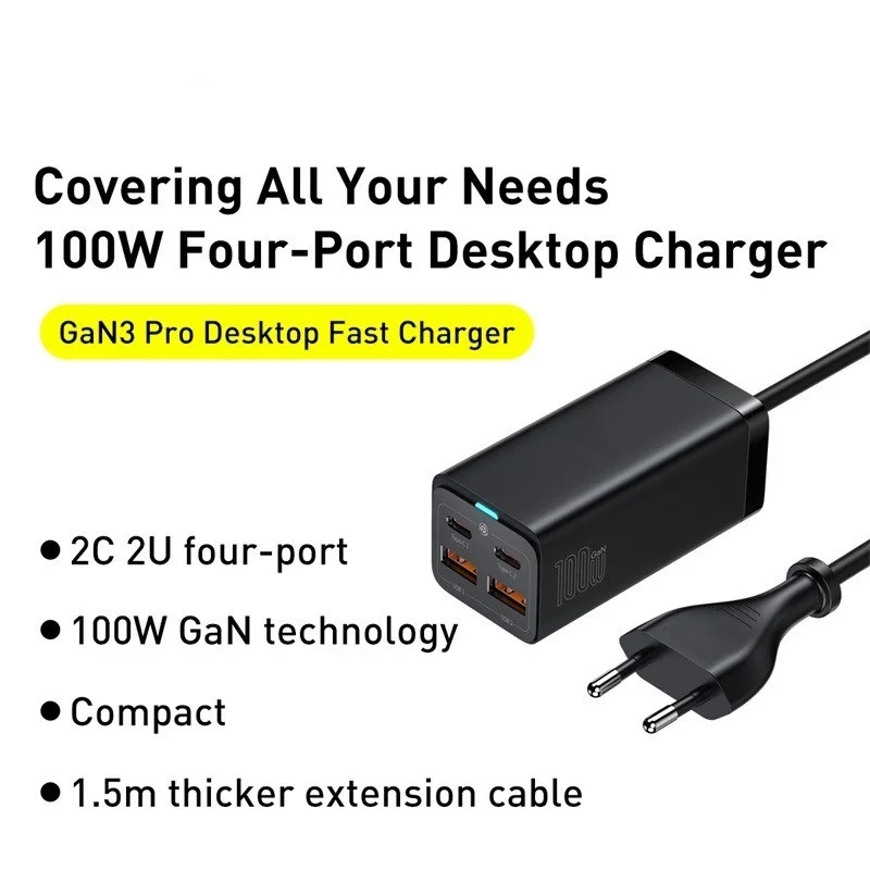 100W 65W Desktop Charger Quick Charge 4.0 QC 3.0 PD USB-C Type C USB Fast Charging For MacBook Samsung iPhone Laptop
100W 65W Desktop Charger Quick Charge 4.0 QC 3.0 PD USB-C Type C USB Fast Charging For MacBook Samsung iPhone Laptop