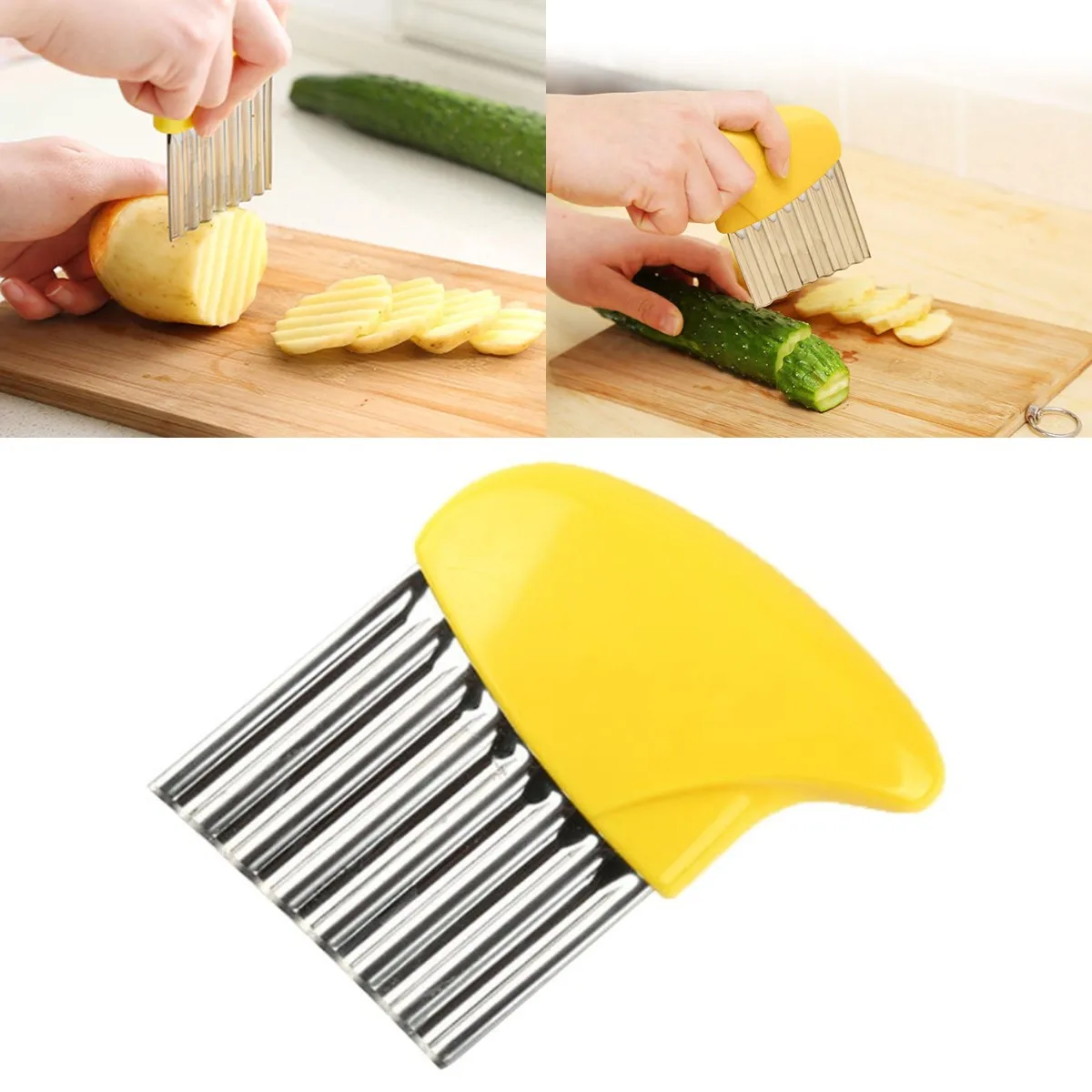 Wave onion potato slices wrinkled french fries salad corrugated cutting chopped potato slices knife
Wave onion potato slices wrinkled french fries salad corrugated cutting chopped potato slices knife