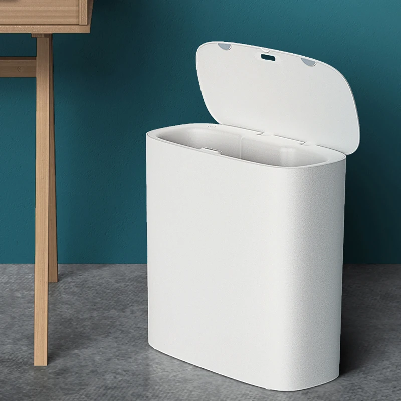 11L Touch Free Automatic Sensor Garbage Can Kitchen Waste Bins Wastebasket USB Charged IPX5 Waterproof Bathroom Trash Can
11L Touch Free Automatic Sensor Garbage Can Kitchen Waste Bins Wastebasket USB Charged IPX5 Waterproof Bathroom Trash Can