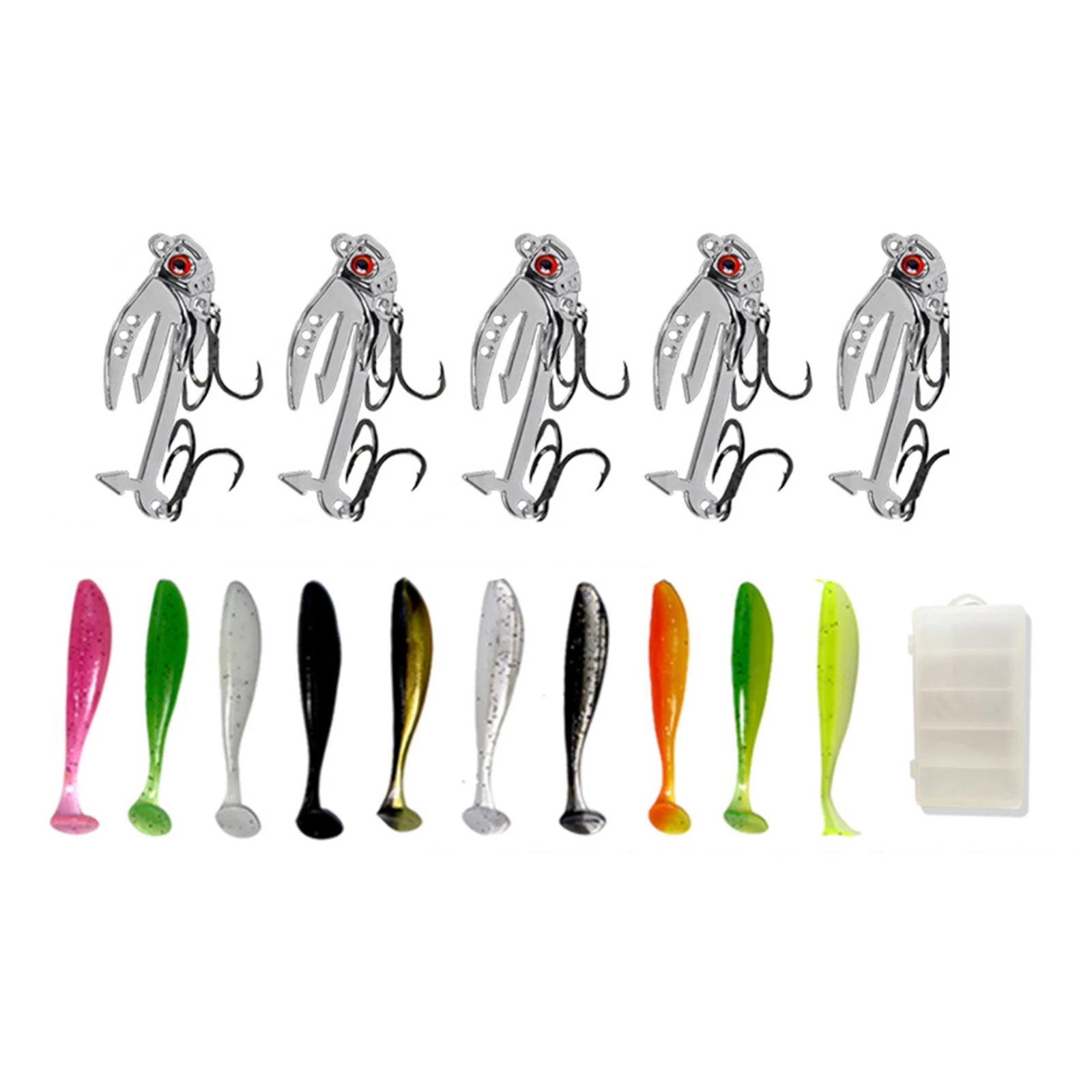 Bait Fihsing Lure Fishing Bait Adjustable Blade Fishing Accessories Groove Hook Hard Treble Hook Lightweight Walleye
Bait Fihsing Lure Fishing Bait Adjustable Blade Fishing Accessories Groove Hook Hard Treble Hook Lightweight Walleye