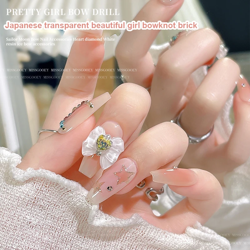 Heart Bowknot Rhinestones Nail Decorations Dangle Jewelry 2023 New DIY Net Red Ice Penetrating Resin Stereoscopic 3D Nail Art 
Heart Bowknot Rhinestones Nail Decorations Dangle Jewelry 2023 New DIY Net Red Ice Penetrating Resin Stereoscopic 3D Nail Art