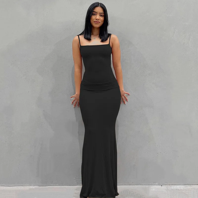 Women's 2023 New Casual Slim Slim Slim Strap Home Dress Solid Color Sexy Women's Long Dress formal occasion dresses
Women's 2023 New Casual Slim Slim Slim Strap Home Dress Solid Color Sexy Women's Long Dress formal occasion dresses