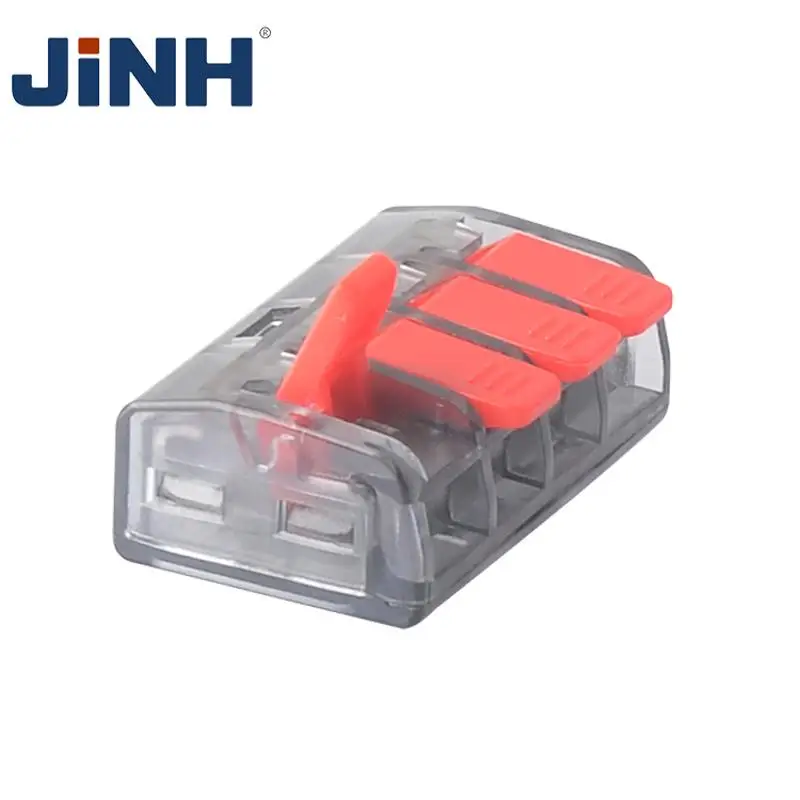 JINH Fast Wire Connector Led leveler Nut Block Junction Box Universal Terminal Block Push in Copper
JINH Fast Wire Connector Led leveler Nut Block Junction Box Universal Terminal Block Push in Copper