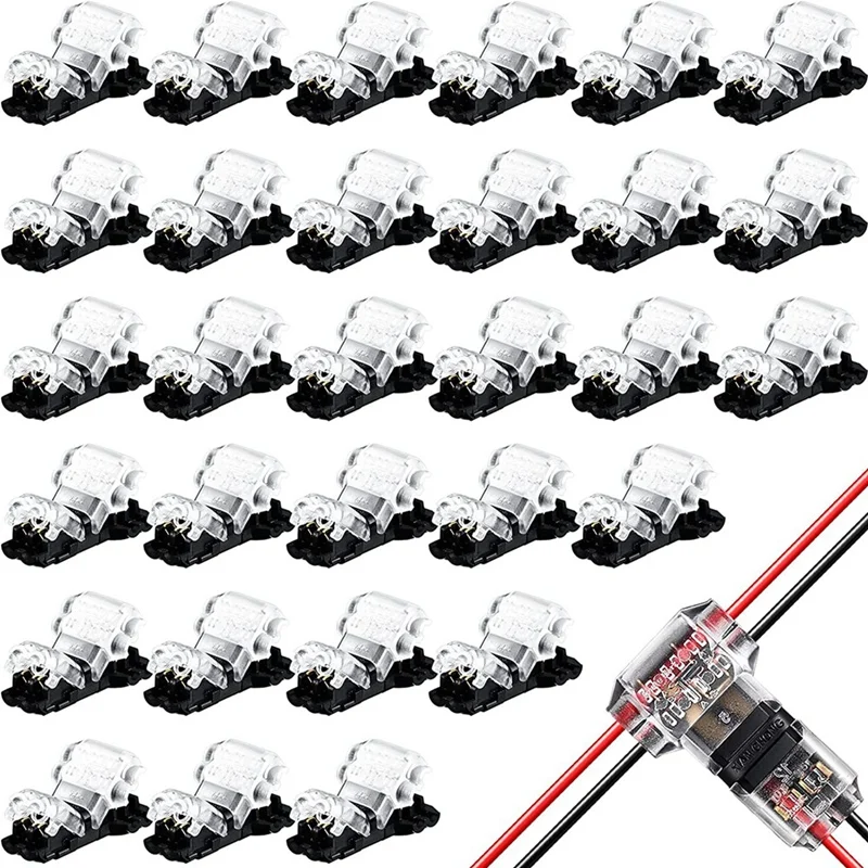 100Pcs Wire Connectors Low Voltage T Tap Wire Connectors 2 Pin 2 Way Automotive Wire Connector For Wiring Electrical LED
100Pcs Wire Connectors Low Voltage T Tap Wire Connectors 2 Pin 2 Way Automotive Wire Connector For Wiring Electrical LED