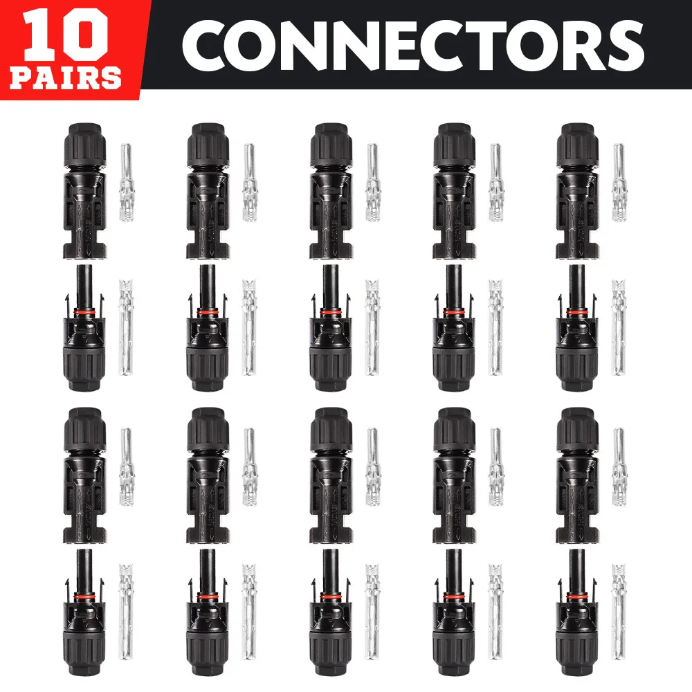 Multi-Contact 4 Solar Photovoltaic Connection Male and Female Connector Terminals for Solar Cable 2.5mm2 4mm2 6mm2 1000V 30A
Multi-Contact 4 Solar Photovoltaic Connection Male and Female Connector Terminals for Solar Cable 2.5mm2 4mm2 6mm2 1000V 30A