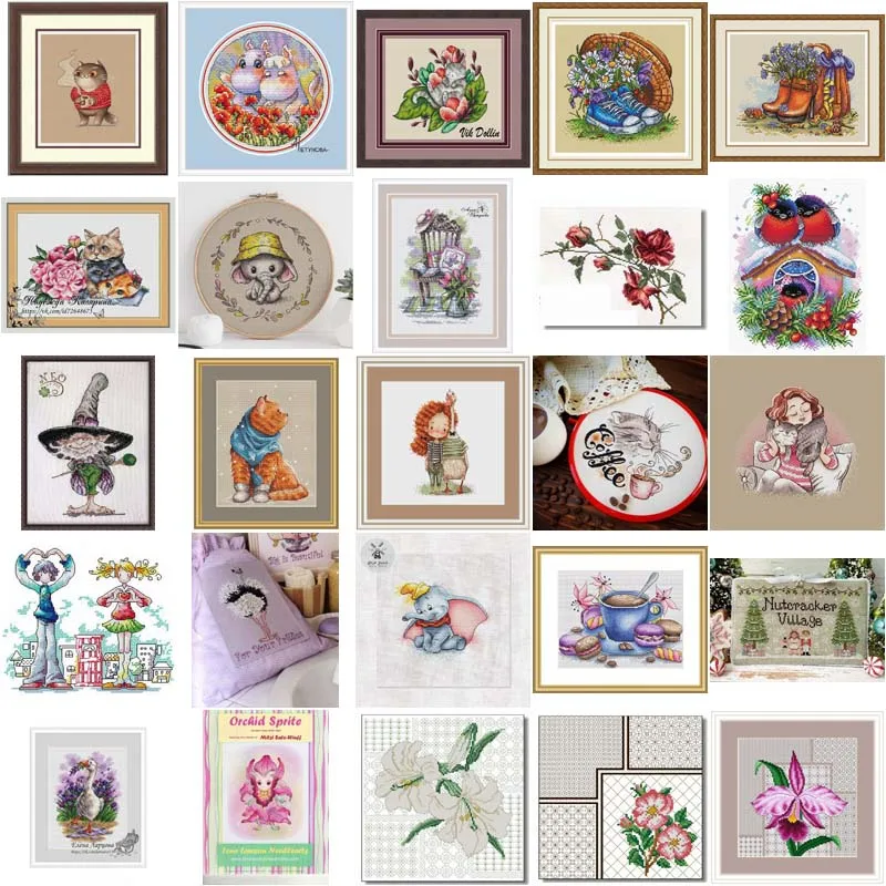 Cartoon animals and flowers Cross Stich Embroidery set Electronic drawing Cross Stich Needlework PDF by Email
Cartoon animals and flowers Cross Stich Embroidery set Electronic drawing Cross Stich Needlework PDF by Email