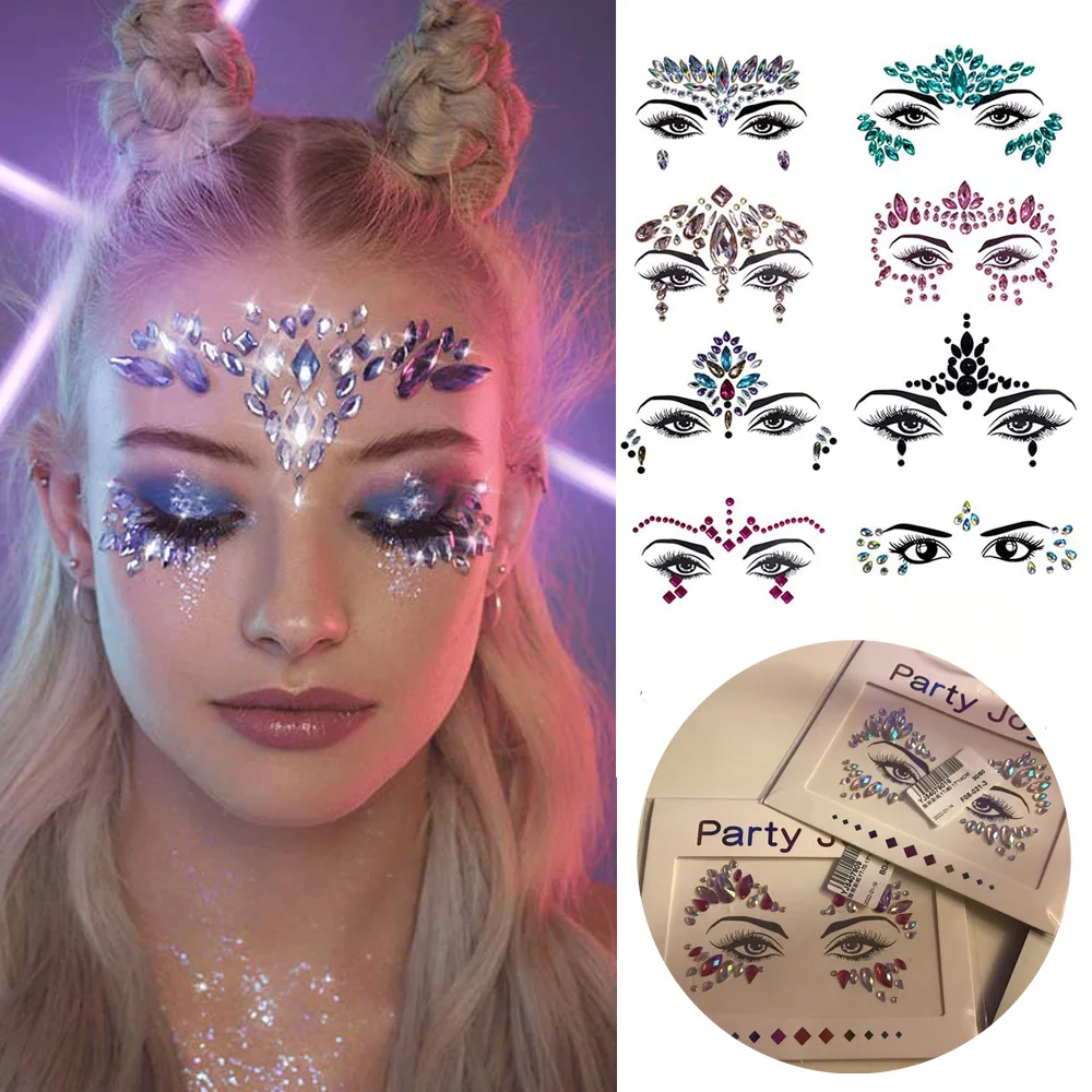 1pc Sexy Face Tattoo Sticker 3D Music Festival Glitter Gem Rhinestone Fake Face Tattoo Decors Temporary Facial Sticker Tattoo
1pc Sexy Face Tattoo Sticker 3D Music Festival Glitter Gem Rhinestone Fake Face Tattoo Decors Temporary Facial Sticker Tattoo