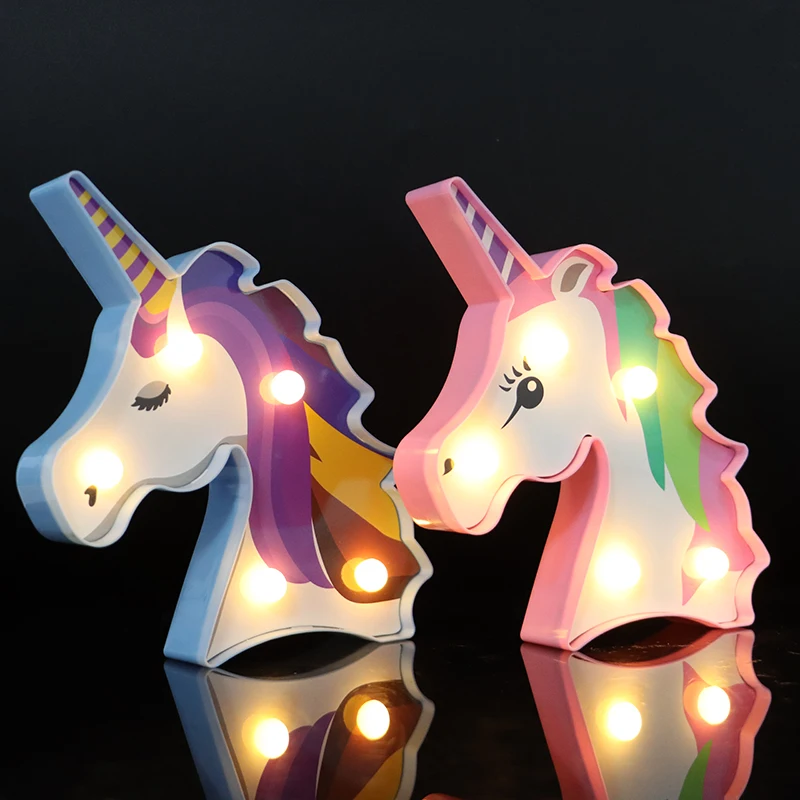 LED Night Light for home decor bedroom Table LED Light Kids birthday Baby Shower Light Unicorn Party Decoration 3D Unicorn Lamp
LED Night Light for home decor bedroom Table LED Light Kids birthday Baby Shower Light Unicorn Party Decoration 3D Unicorn Lamp