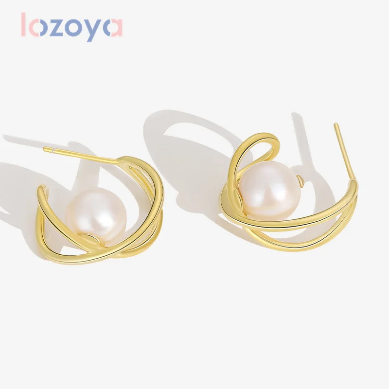 LOZOYA 925 Silver Earrings For Women Original Baroque Zircon CZ Piercing Fashion Fine Jewelry Accessories Banquet Party Aretes
LOZOYA 925 Silver Earrings For Women Original Baroque Zircon CZ Piercing Fashion Fine Jewelry Accessories Banquet Party Aretes