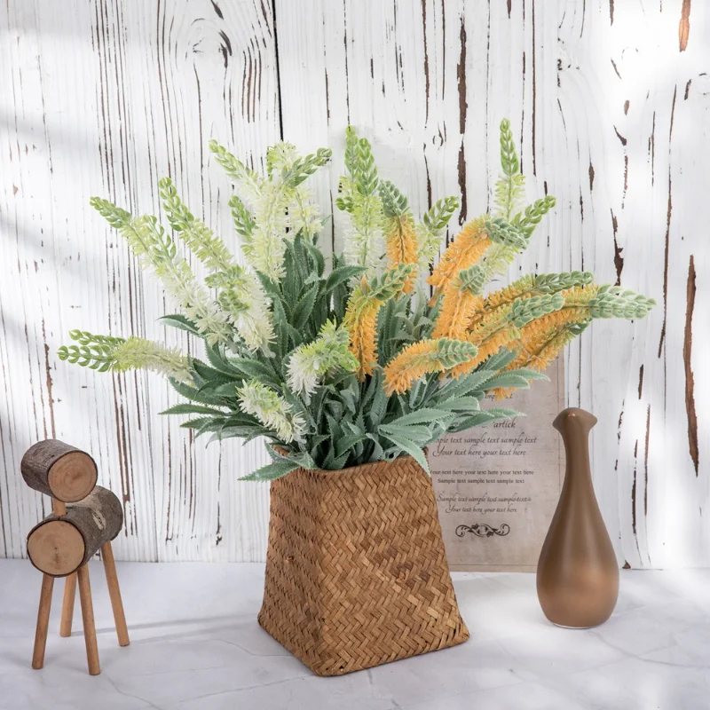 New Style 5 Fork Artificial Sage Flower INS Fake Flower Wedding Green Plant Decoration Handicraft Simulation Flower Fake Plants
New Style 5 Fork Artificial Sage Flower INS Fake Flower Wedding Green Plant Decoration Handicraft Simulation Flower Fake Plants