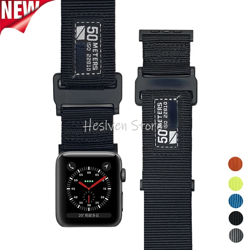 Nylon 45mm strap for Apple Watch Band 7/6/5/4/3/SE Sport Bracelet 42mm 44mm 38mm 40mm 41mm Strap For iwatch Series 7 6 watchband
Nylon 45mm strap for Apple Watch Band 7/6/5/4/3/SE Sport Bracelet 42mm 44mm 38mm 40mm 41mm Strap For iwatch Series 7 6 watchband