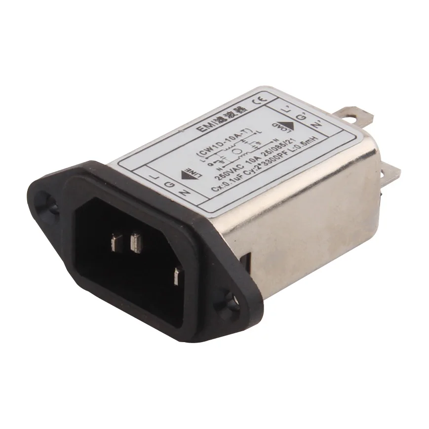 1pcs 10A 250VAC IEC Inlet Module AC Power Socket With Fuse EMI Filter Anti-interference Purification Audio 50HZ/60HZ
1pcs 10A 250VAC IEC Inlet Module AC Power Socket With Fuse EMI Filter Anti-interference Purification Audio 50HZ/60HZ