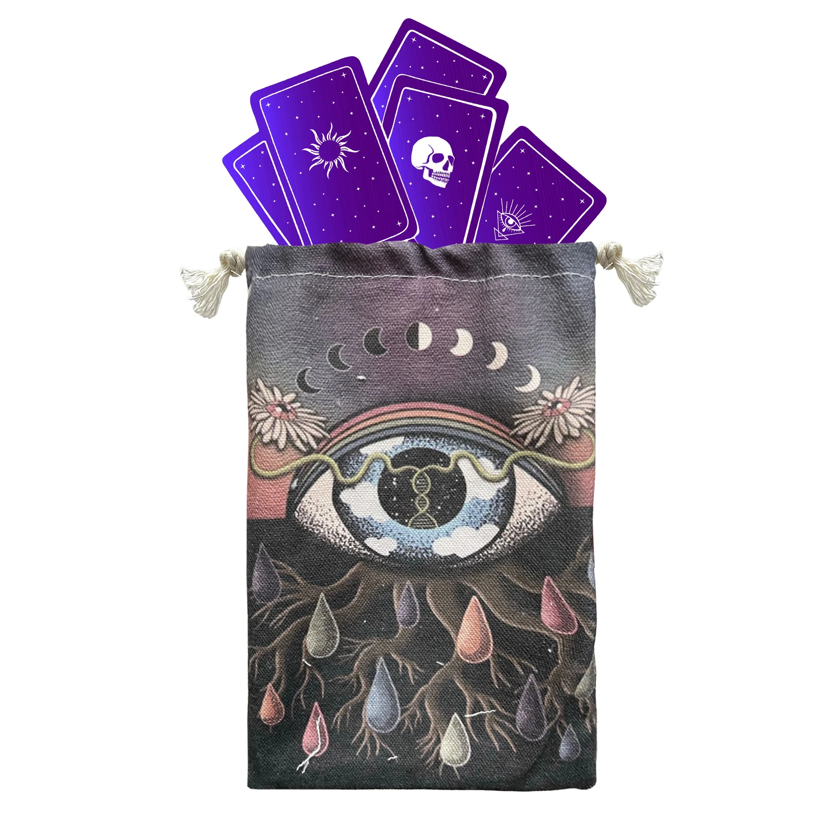 Storage Bag For Tarot Cards Moon Eye Design Velvet Storage Bags 14x22cm/5.51x8.66inch Drawstring Pouch For Tarot Deck
Storage Bag For Tarot Cards Moon Eye Design Velvet Storage Bags 14x22cm/5.51x8.66inch Drawstring Pouch For Tarot Deck
