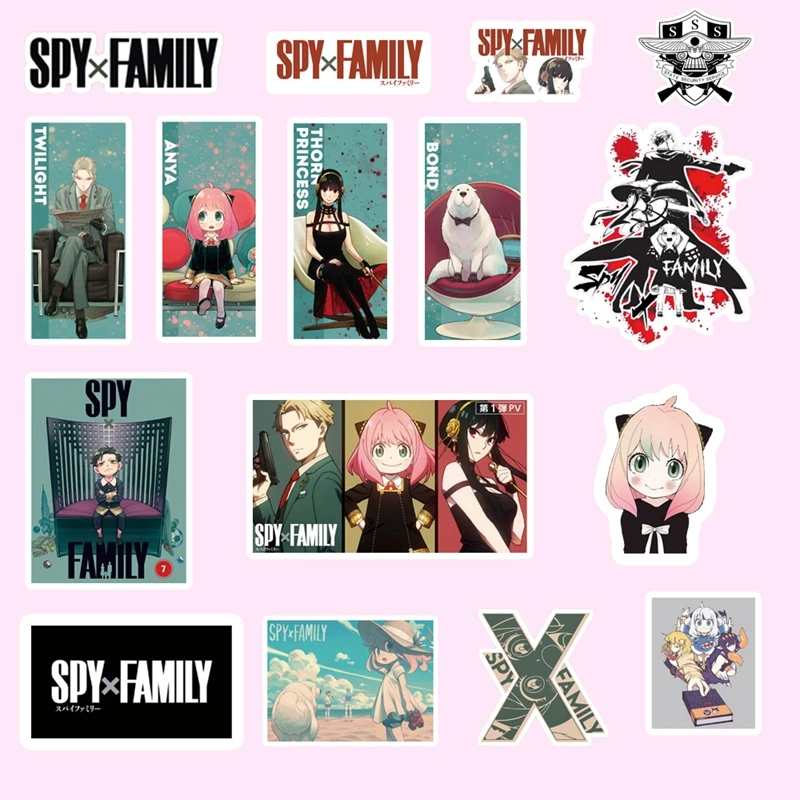 100Pcs Japan Spy × Family Anime Stickers Suitcase Skateboard Laptop Luggage Phone Cartoon Cute Stickers Decal Kids Gift Toy
100Pcs Japan Spy × Family Anime Stickers Suitcase Skateboard Laptop Luggage Phone Cartoon Cute Stickers Decal Kids Gift Toy
