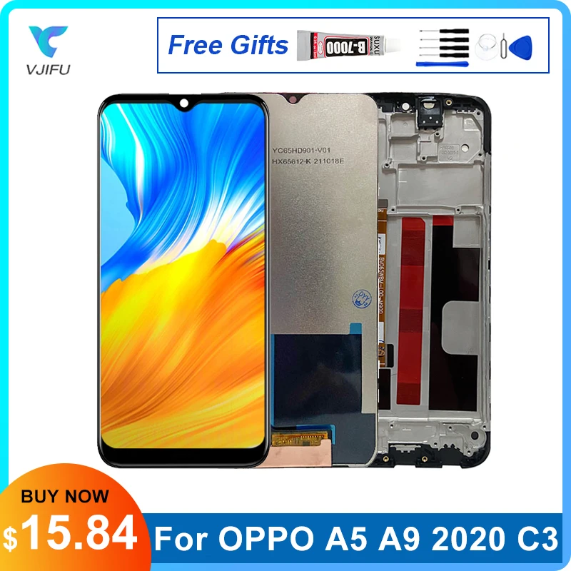 6.5" Original For OPPO A5 A9 2020 LCD Display A11 A11X A8 Touch Screen Digitizer Assembly For Oppo Realme C3 6i Pantalla Replace
6.5" Original For OPPO A5 A9 2020 LCD Display A11 A11X A8 Touch Screen Digitizer Assembly For Oppo Realme C3 6i Pantalla Replace