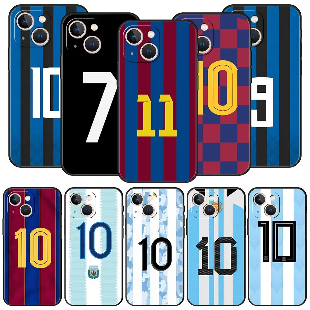 Luxury Phone Case For iPhone 11 12 13 14 Pro Max Mini X XR XS 7 8 Plus SE 2020 Soft Silicone Cover Funda FootBall Number 7 10 30
Luxury Phone Case For iPhone 11 12 13 14 Pro Max Mini X XR XS 7 8 Plus SE 2020 Soft Silicone Cover Funda FootBall Number 7 10 30