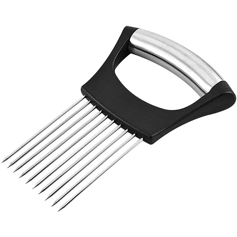 

Food Slice Assistant,1PCS Stainless Steel Slicer Chopper For Onion Slicing,Safety Cooking Tools