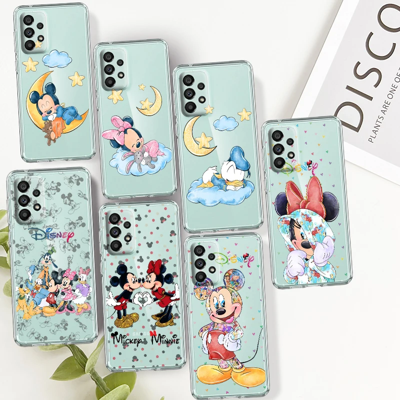 Mickey Minnie Baby For Samsung A14 A54 A34 A73 A53 A33 A23 A13 A32 A72 A52 A32 A22 A03 Silicone Transparent Phone Case Fundas
Mickey Minnie Baby For Samsung A14 A54 A34 A73 A53 A33 A23 A13 A32 A72 A52 A32 A22 A03 Silicone Transparent Phone Case Fundas