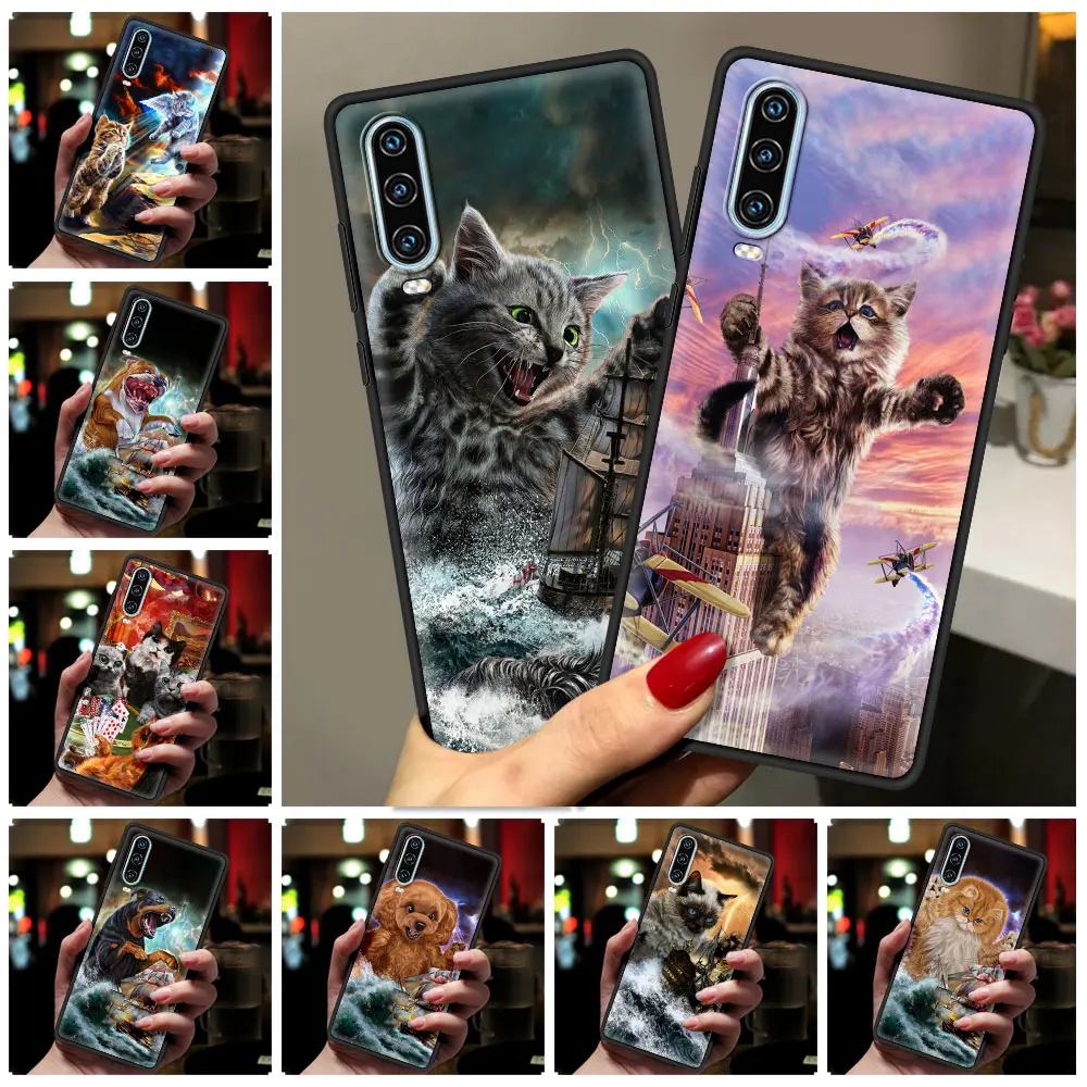 Cat Dog Animal Phone Case For Huawei P30 P40 Lite E P50 P20 Pro Y9 Y7 Y6 2019 P Smart 2021 Z Y6p Y7a Y9s Black Cover Silicone
Cat Dog Animal Phone Case For Huawei P30 P40 Lite E P50 P20 Pro Y9 Y7 Y6 2019 P Smart 2021 Z Y6p Y7a Y9s Black Cover Silicone
