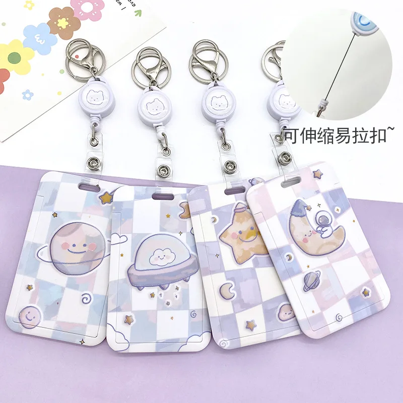 Kawaii Cartoon ID Tag Pass Access Work Card Cover Sleeve with Retractable Badge Reel Clips Working Permit Case Lanyard Keychain
Kawaii Cartoon ID Tag Pass Access Work Card Cover Sleeve with Retractable Badge Reel Clips Working Permit Case Lanyard Keychain