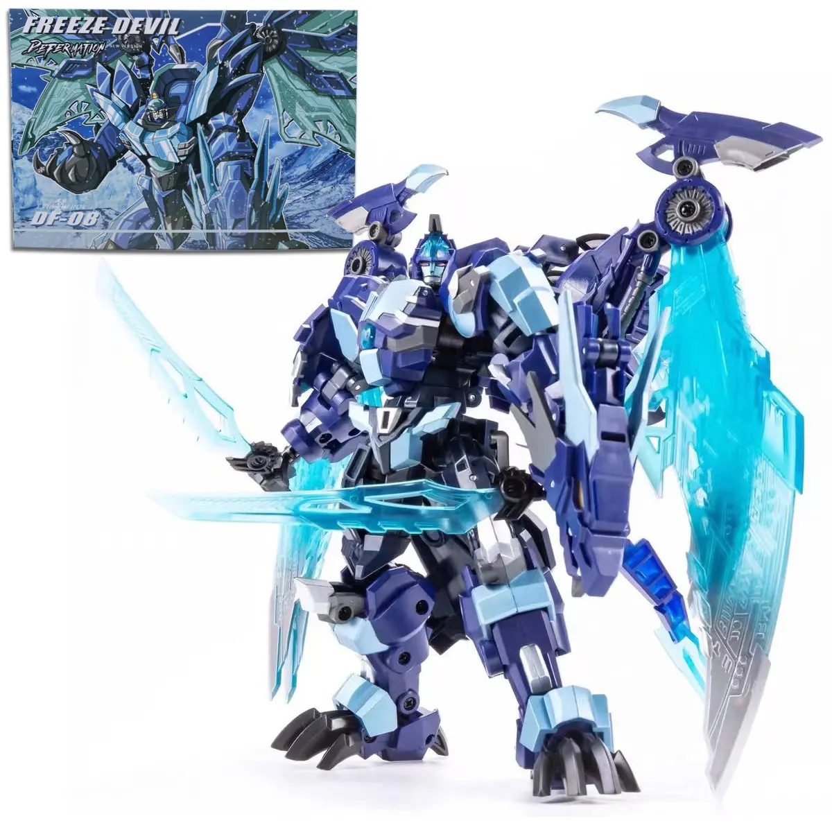 Jinbao Transformation Blue Flame Dragon 8871B KO Deformation Figure Toys Model PE DF07 DF-07 IN STOCK Gift Kids New
Jinbao Transformation Blue Flame Dragon 8871B KO Deformation Figure Toys Model PE DF07 DF-07 IN STOCK Gift Kids New