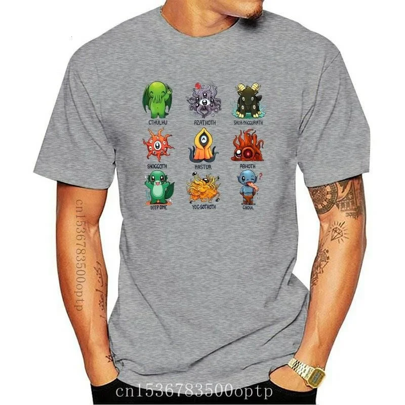 New Men's T Shirt Lil Lovecraft Monsters Shoggoth Deep One Ghoul Abhoth Hastur Azathoth Cthulhu Artwork Printed Tee
New Men's T Shirt Lil Lovecraft Monsters Shoggoth Deep One Ghoul Abhoth Hastur Azathoth Cthulhu Artwork Printed Tee