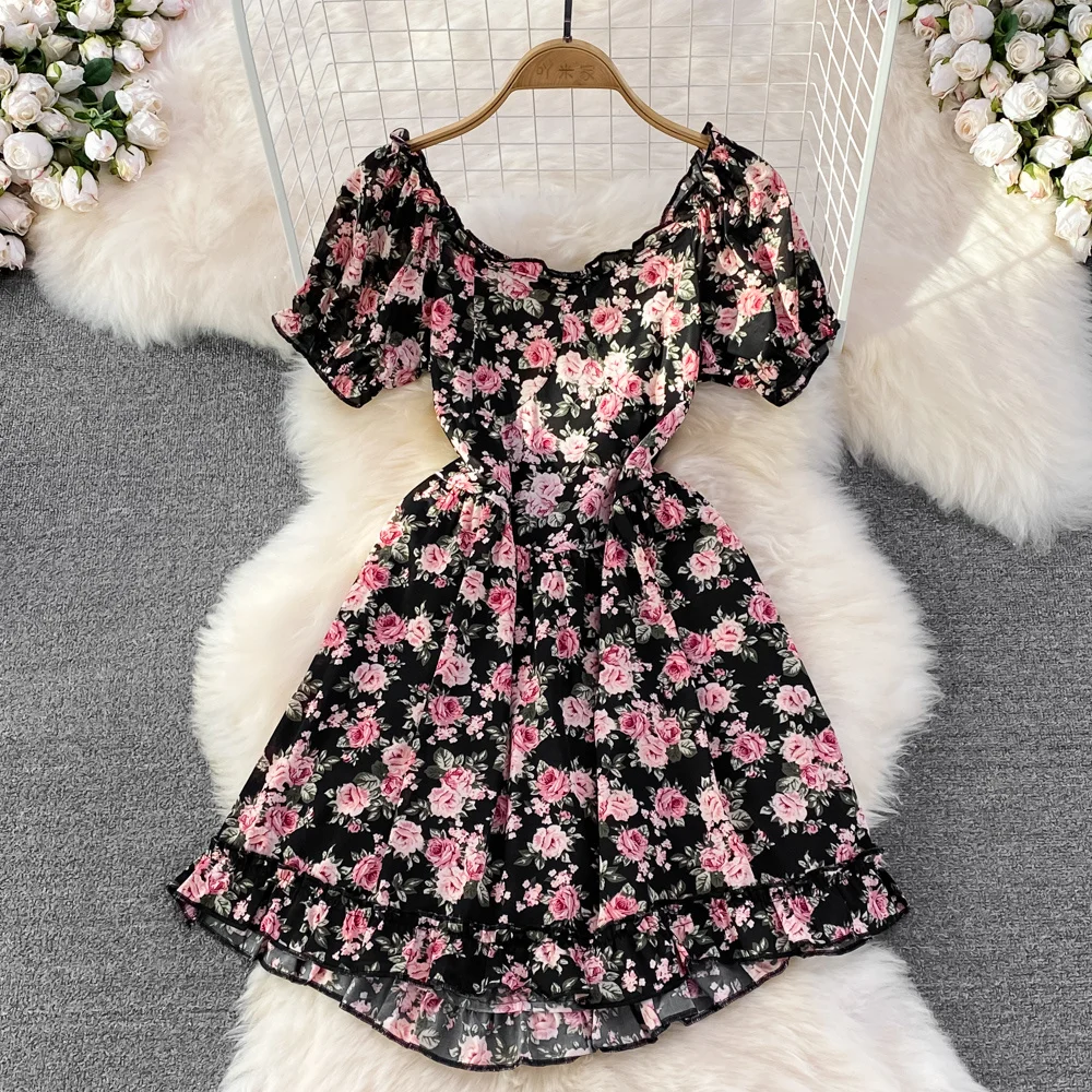 A-line dresses Women Above-knee Printing Short Puff Sleeve Preppy Style Stylish Baggy High Waist Students Girl Vestidos Tender
A-line dresses Women Above-knee Printing Short Puff Sleeve Preppy Style Stylish Baggy High Waist Students Girl Vestidos Tender