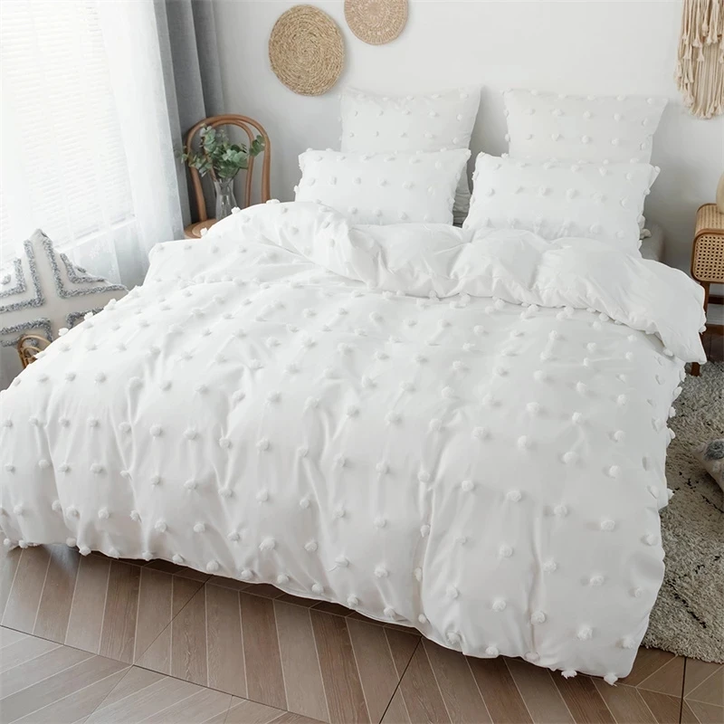High Quality Crafts with Furball Double Bed Duvet Cover Set 220x240 Tufted King Size Bedding Set Queen Comforter and Pillow Case
High Quality Crafts with Furball Double Bed Duvet Cover Set 220x240 Tufted King Size Bedding Set Queen Comforter and Pillow Case