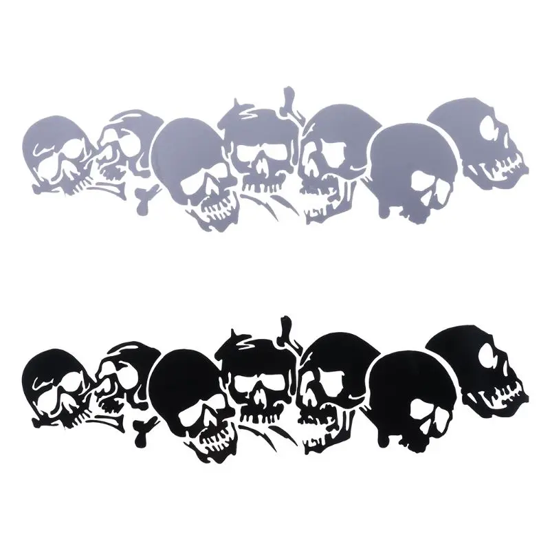 22.8*6.7CM SKULL Vinyl Car Stickers Motorcycle Decals Car Styling Accessories Fashion Black/Silver
22.8*6.7CM SKULL Vinyl Car Stickers Motorcycle Decals Car Styling Accessories Fashion Black/Silver