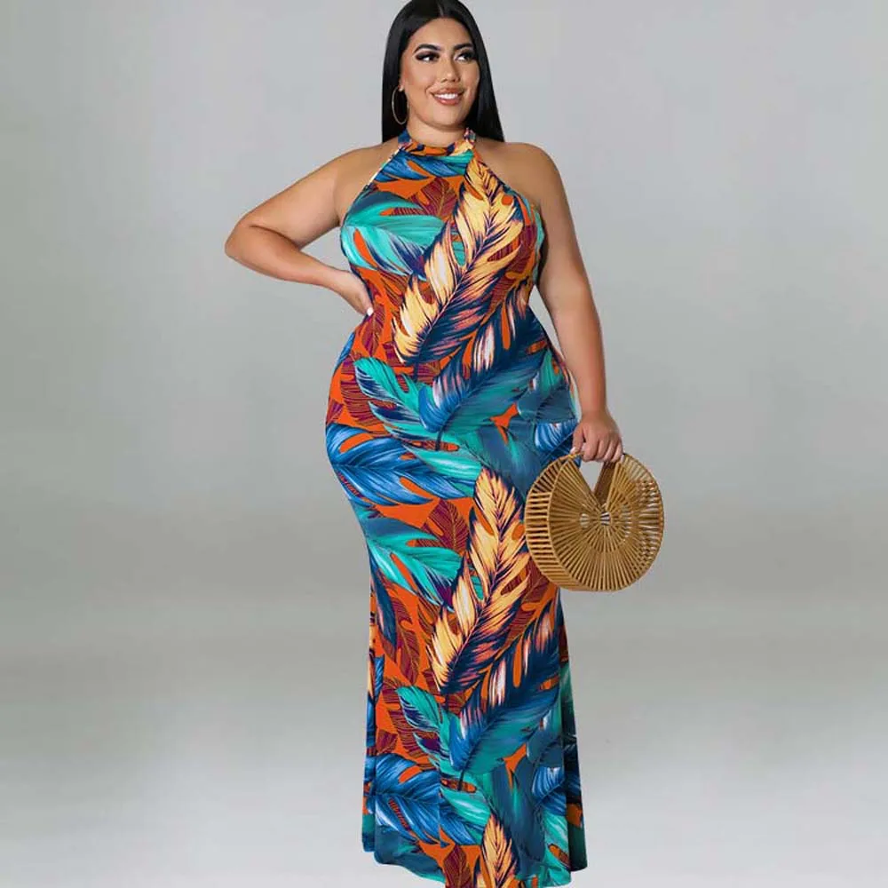 Maxi Dress Women's Plus Size Dress Bohemian Printed Sexy Bag Hip Dress Beach Dress Over Size Western Style Ladies Summer 2022
Maxi Dress Women's Plus Size Dress Bohemian Printed Sexy Bag Hip Dress Beach Dress Over Size Western Style Ladies Summer 2022
