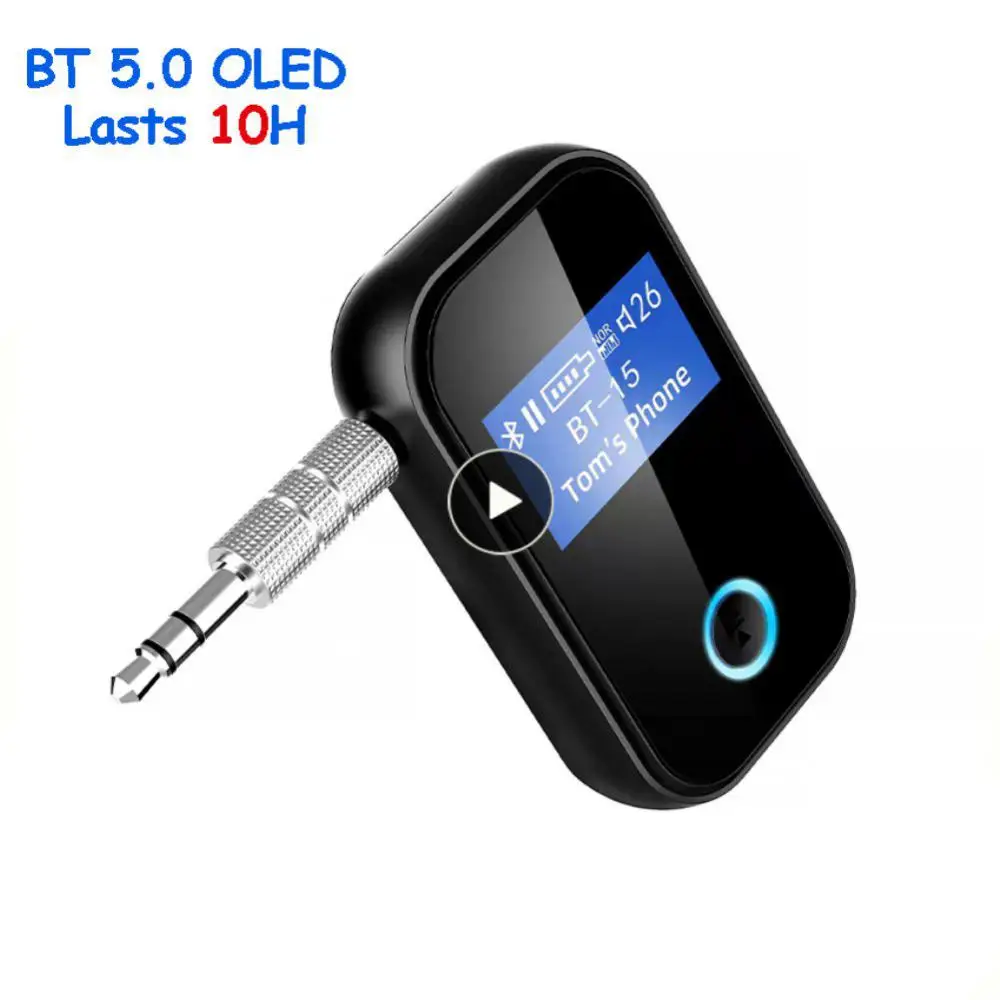 Portable Headphone Music Adapter Lcd Display Audio Transmitter Receiver Durable Audio Adapter Universal Car Interior Accessories
Portable Headphone Music Adapter Lcd Display Audio Transmitter Receiver Durable Audio Adapter Universal Car Interior Accessories