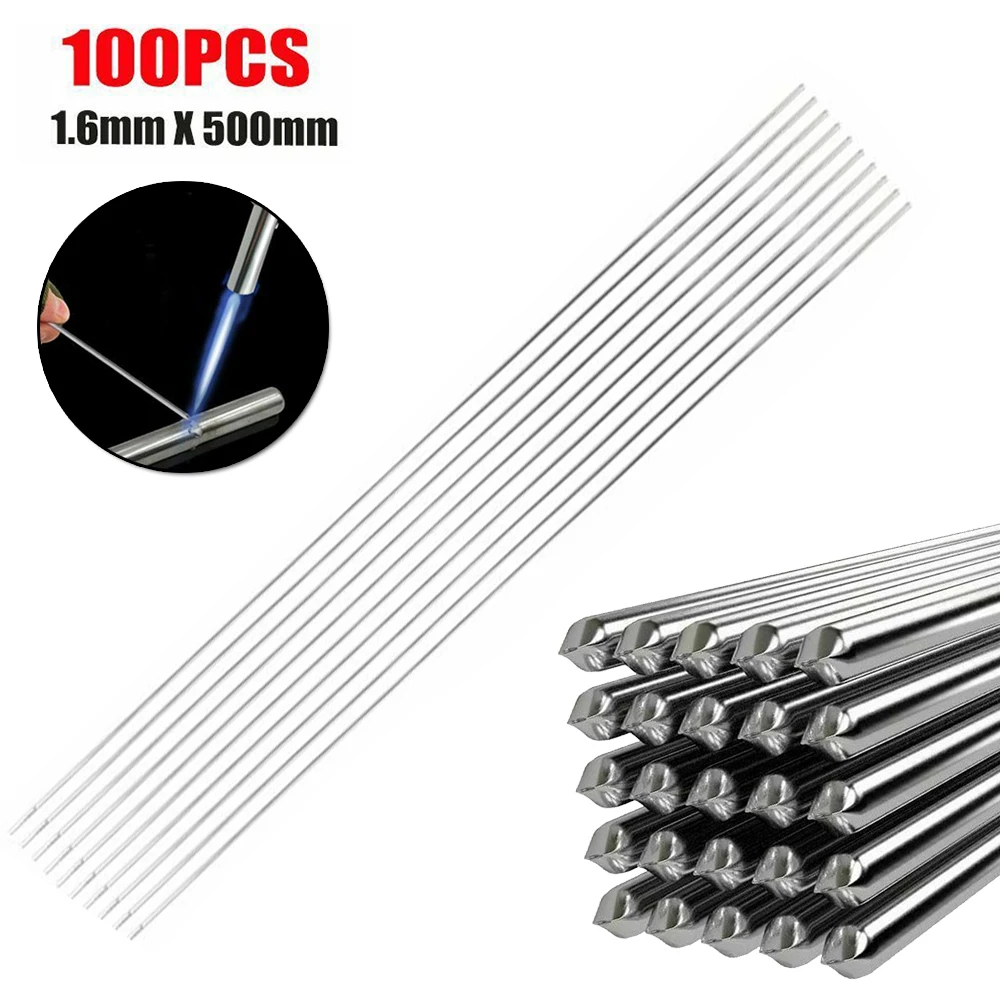 

Aluminum Solution Welding Flux Cored Rods Wire Brazing Rod 16MM X 50CM for Perfect Welding Effect Durable & Odorless!