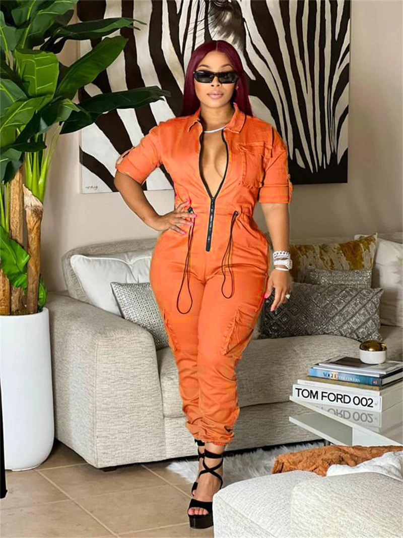 Streetwear Cargo Pants Jumpsuits Women Autumn Clothes Zipper Up Pockets Long Rompers Playsuits One Pieces Suits Overalls Outfits
Streetwear Cargo Pants Jumpsuits Women Autumn Clothes Zipper Up Pockets Long Rompers Playsuits One Pieces Suits Overalls Outfits