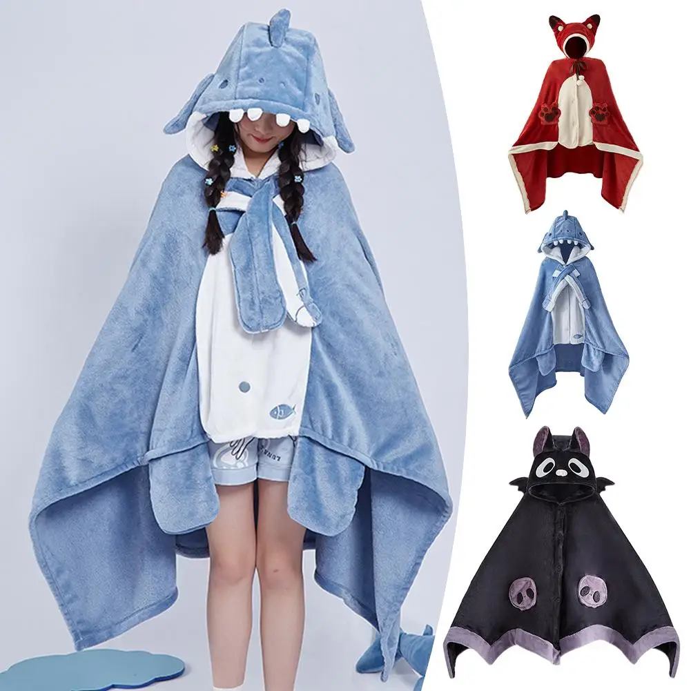 Kawaii Мультфильм летучая мышь Y2k плюшевая Пижама Аниме плащ одежда для сна костюм Хэллоуин плащ для взрослых зимняя Пижама Женское одеяло I9Q8
Kawaii Мультфильм летучая мышь Y2k плюшевая Пижама Аниме плащ одежда для сна костюм Хэллоуин плащ для взрослых зимняя Пижама Женское одеяло I9Q8