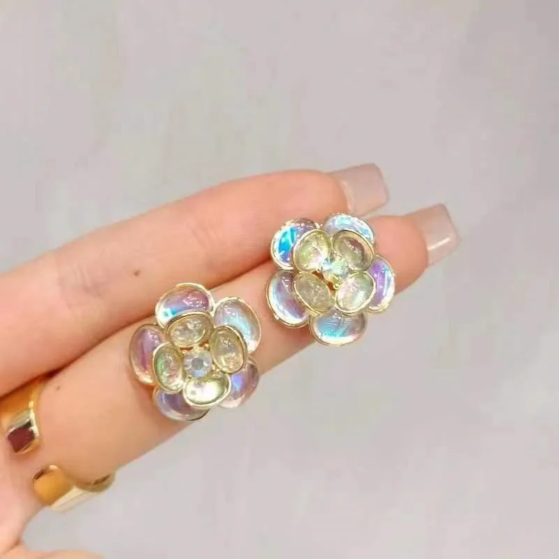 Korean Three-dimensional Double-layer Flower Earrings Retro Simple Sen Series Colorful Crystal Jewelry Earrings Wholesale
Korean Three-dimensional Double-layer Flower Earrings Retro Simple Sen Series Colorful Crystal Jewelry Earrings Wholesale