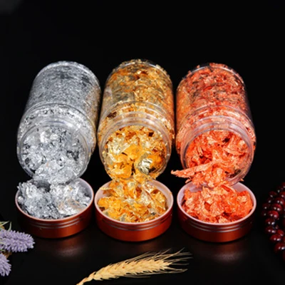 3g Imitation Gold Sliver Copper Foil Sequins Glitter Craft Leaf Flake Sheet Shiny Foil Paper For Gilding DIY Nail Art Decoration
3g Imitation Gold Sliver Copper Foil Sequins Glitter Craft Leaf Flake Sheet Shiny Foil Paper For Gilding DIY Nail Art Decoration