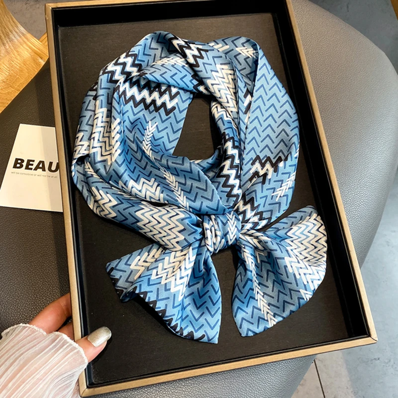 Elegant Silk Skinny Scarf Women Fashion Hair Bands Headband Neck Tie Wrist Bag Wrap Bandana Luxury Print Lady Foulard 2021 New
Elegant Silk Skinny Scarf Women Fashion Hair Bands Headband Neck Tie Wrist Bag Wrap Bandana Luxury Print Lady Foulard 2021 New
