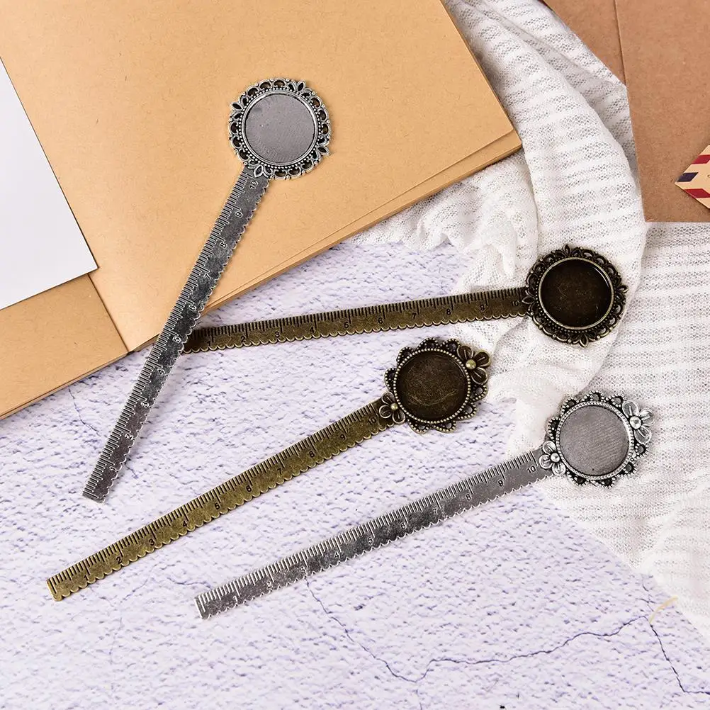 1pcs Metal Flower Bookmark With Ruler Fit Inner 20mm Cabochon Base School Supplies Promotion Gift DIY Craft Student Stationery
1pcs Metal Flower Bookmark With Ruler Fit Inner 20mm Cabochon Base School Supplies Promotion Gift DIY Craft Student Stationery
