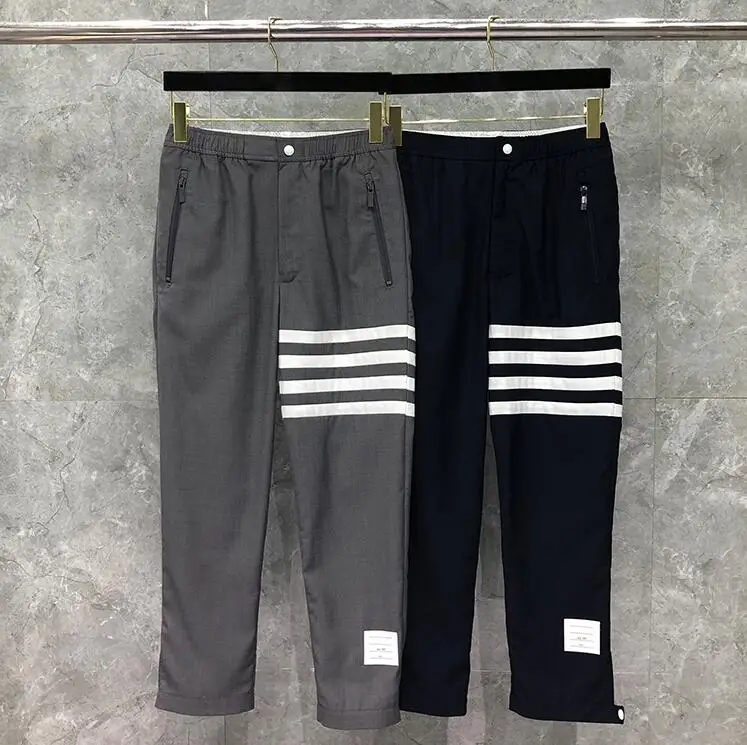 Ankle-Length Pencil Pants New Cropped Pants Men Casual Suit Pants Men's Business Striped Formal Trousers Pants Man
Ankle-Length Pencil Pants New Cropped Pants Men Casual Suit Pants Men's Business Striped Formal Trousers Pants Man