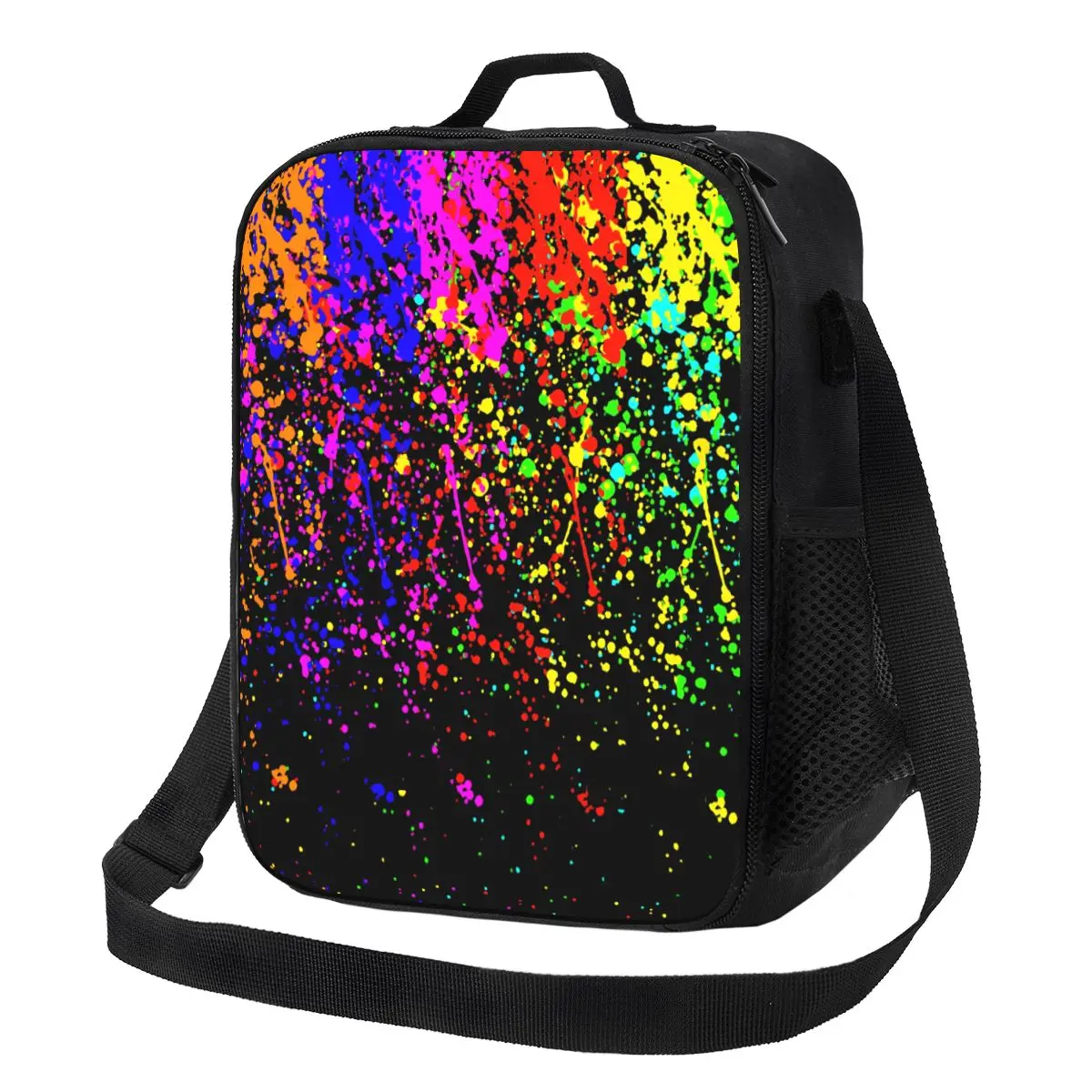 Clorful Splatter Lunch Bag Abstract Print Lunch Box Fashion Office Cooler Bag Portable Insulated Oxford Thermal Tote Handbags
Clorful Splatter Lunch Bag Abstract Print Lunch Box Fashion Office Cooler Bag Portable Insulated Oxford Thermal Tote Handbags