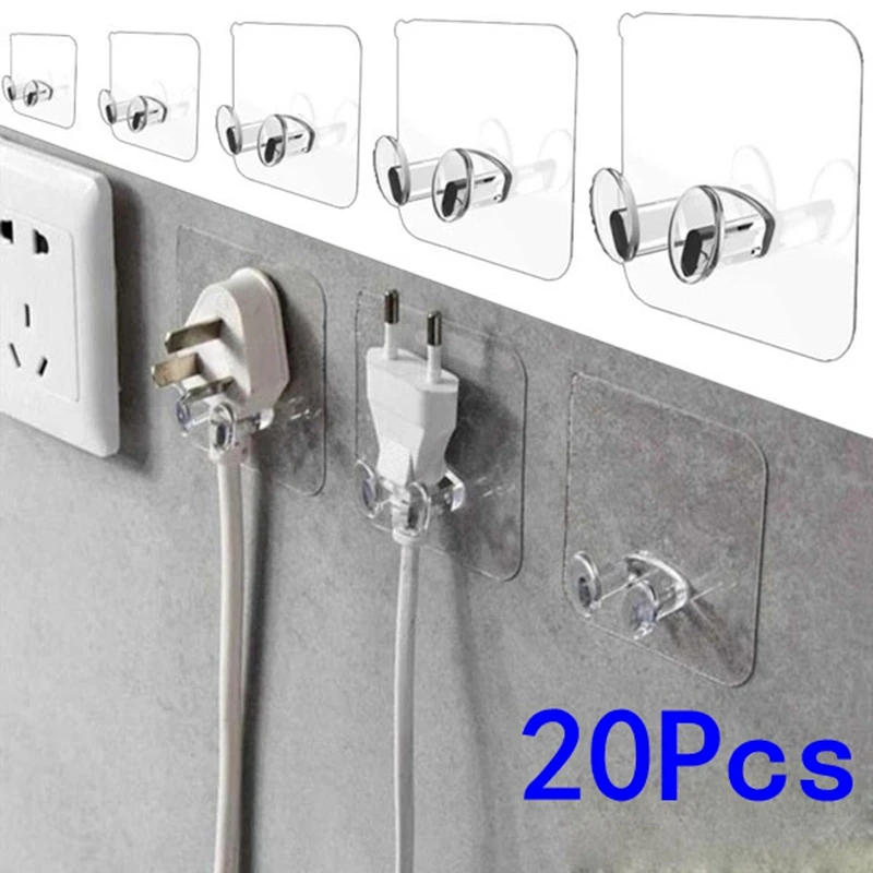 5/10/20 Pack Storage Hooks Free Punch Plug-In Kitchen Invisible Adhesive Wall Mount Power Plug Hook Storage Sticky Hook Bathroom
5/10/20 Pack Storage Hooks Free Punch Plug-In Kitchen Invisible Adhesive Wall Mount Power Plug Hook Storage Sticky Hook Bathroom