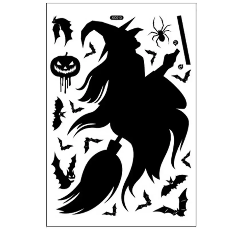 Наклейки на окна на Хэллоуин, декорации на окна, ПВХ, большие двусторонние напечатанные съемные оконные наклейки, страшное окно
Наклейки на окна на Хэллоуин, декорации на окна, ПВХ, большие двусторонние напечатанные съемные оконные наклейки, страшное окно