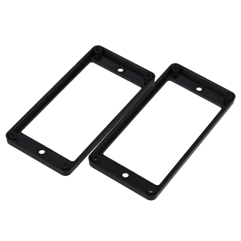 Free Shipping 2 Pcs Black Plastic Electric Guitar Flat Humbucker Pickup Frame Cover Plate Mounting Rings Guitar Accessories
Free Shipping 2 Pcs Black Plastic Electric Guitar Flat Humbucker Pickup Frame Cover Plate Mounting Rings Guitar Accessories